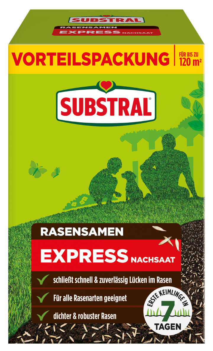 SUBSTRAL Rasensamen Express Nachsaat